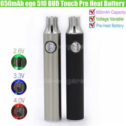 650mAh ego 510 BUD Touch Pre Heat Battery