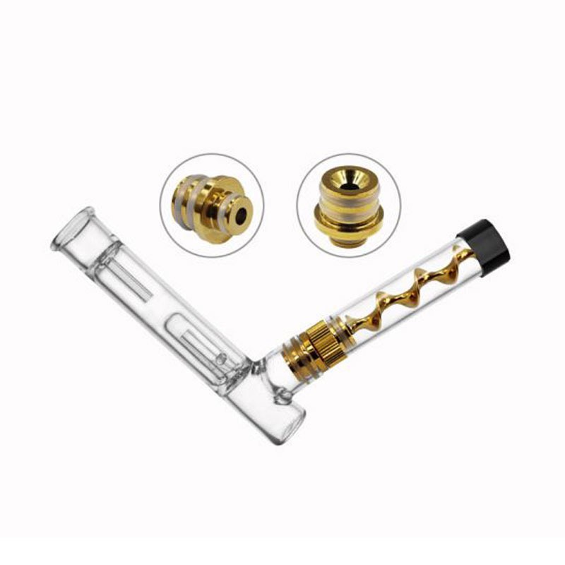 V12 Plus Kit Bubbler Heatproof Borosilicate Glass Tube Copper Twist Screw Smoking  Pipe - China Smoking Set and Dry Herb Tools Set price