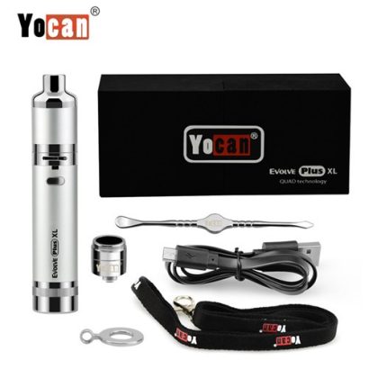 Authentic Yocan Evolve Plus XL Wax Vaporizer Kit Herbal QUAD Coils Vape Pen