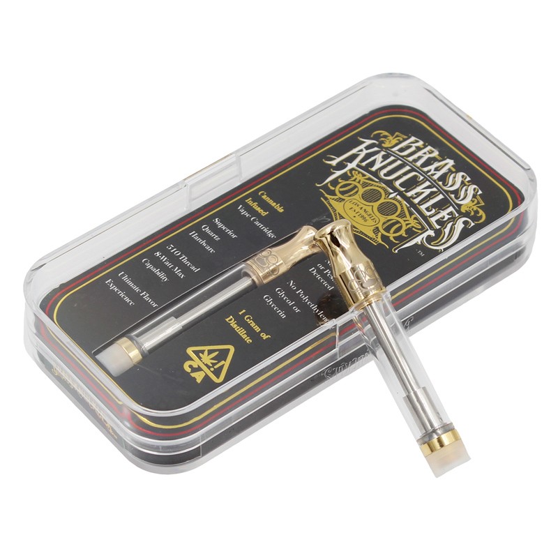 Newest Gold Brass Knuckles Connected Abracadabra Napalm OG Vape