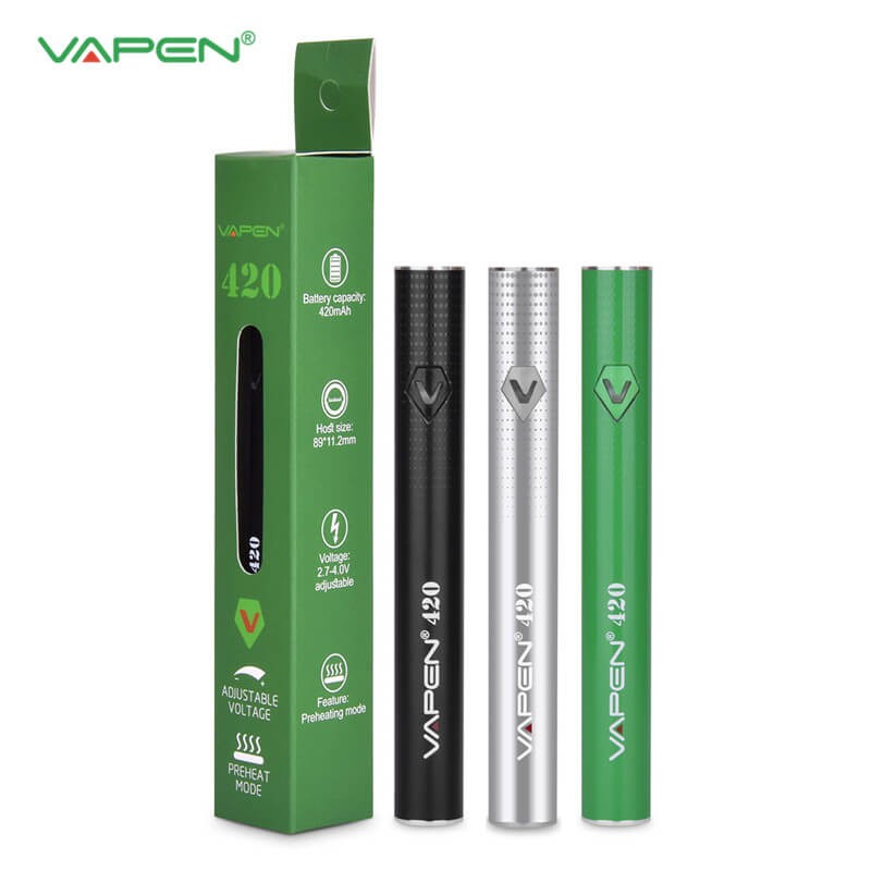 5797e1ccf7379a2896de6fe6298f94d3_vapen_420_420mah_preheating_vv_voltage_adjustable_cbd_thc_cannabis_thick_oil_battery_2_ VAPEN 420