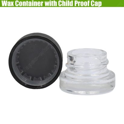 Glass Wax Container