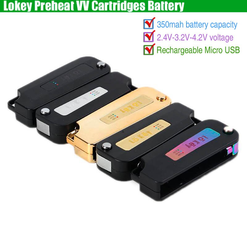 lo_key_box_mod_cbd_cartridges_vv_battery_lokey_vape_350mah_preheating_2_ Lokey Preheat