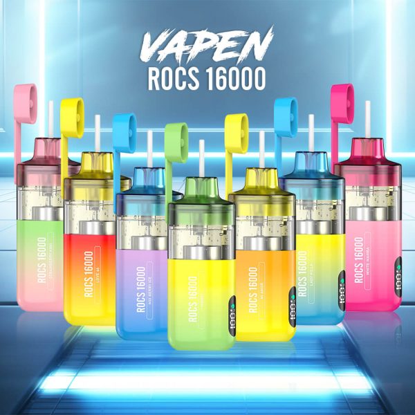 VAPEN ROCS PUFF 16K 16000 PUFFS Disposable Vape Refillbale OCS Oil Core Separation Vaposolo Razz Bar Refilling Tastfog VOZOL Vaper Wape factory wholesale