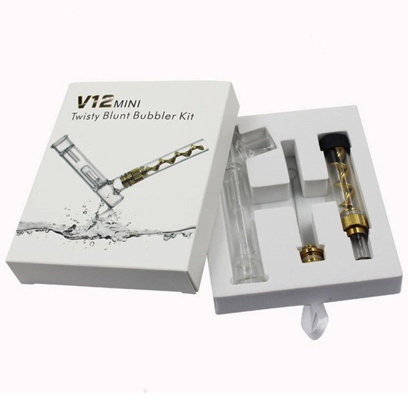 hot selling product v12 mini round mouth twisty glass blunt